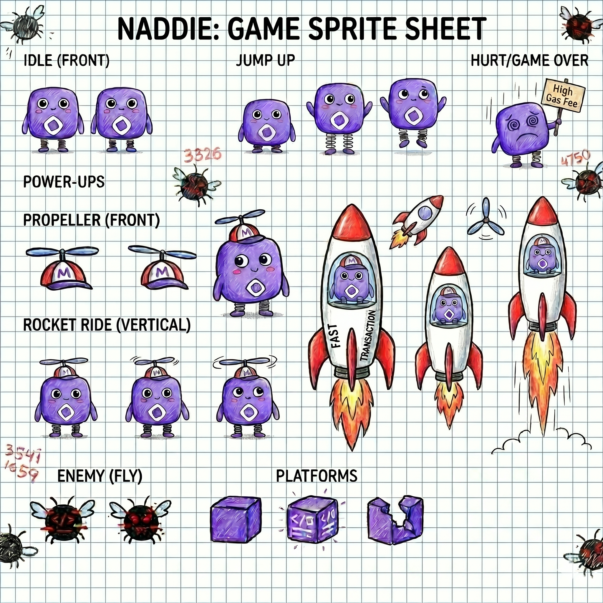 Naddie Sprite Sheet